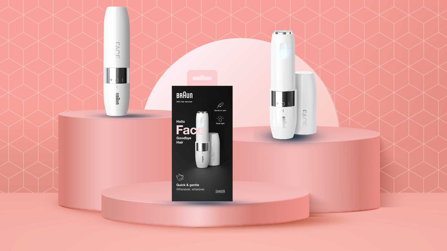 Original Braun Face Mini Hair Remover in UAE